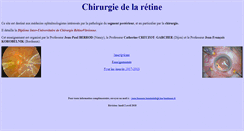 Desktop Screenshot of chirurgie-retine.org